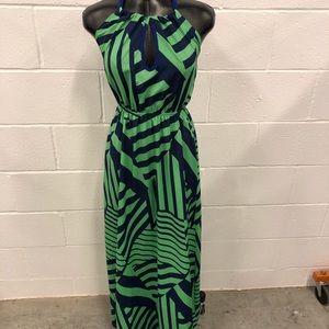 Poly halter dress